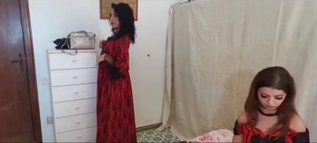 Suocera Gushes Choked on Francesco's Massive Cock Destroyed Doggy