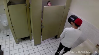 Wicked - Couple has sex in public bathroom