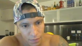 Latino Model Stiven Chats with Customer
