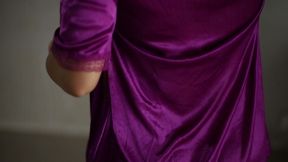 istriku sexy banget pakai lingerie satin ungu - bokep indo terbaru viral