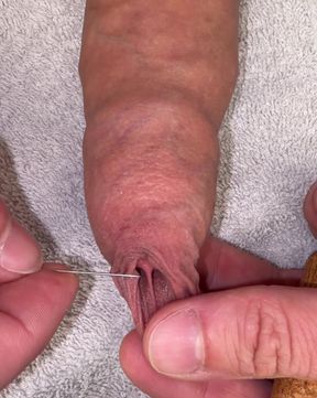 Foreskin pierced babe gets a BBC
