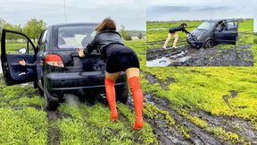 TANYA VIKA HARD STUCK IN THE MUD 4K (real video) FULL VIDEO 39 MIN