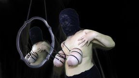 Veiled Slut Cable Ties Her Huge Tits HD 1080