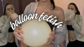Blowing Up and Sitting On Balloons and Bags