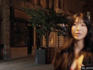 BLACKEDRAW Sultry Podcaster Emiri Momota Gets A Ride And BBC From A Stranger