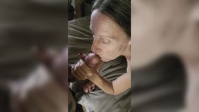 Good Girl Sucks Hubby's Cock and Masturbates