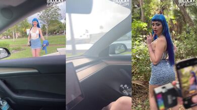 Jewelz Blu Is A WILD Woman When You Bring Her Outdoors For Fun