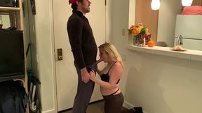 stepmom welcomes home and pleases stepson - erin electra