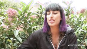 ”Ersties - Things get wild with Kali in a public bathroom”