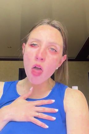 Sick Woman Cough Obsession