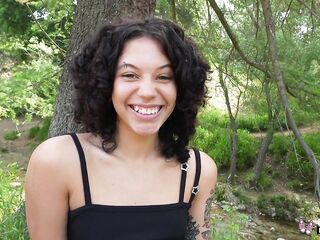 Real Teens - Spicy Bubble Booty Teen Nicole Luva Flashing And Screwing In Public