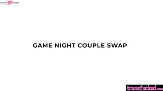 Game Night Fever #3 - SheMale Babe & Hot Guy Play Strip Charades