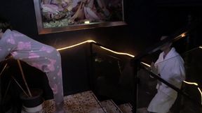 Tattooed horny chick fucked in her pink pussy