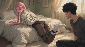 Straitjacket Stories #10: Bound Confession in Bubblegum Braids
