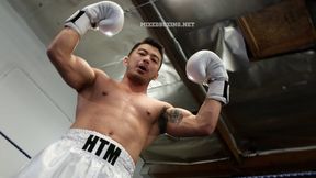 Boxing vs Jacked the Ripped - Asian Muscle Stud POV Boxing