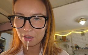 Sexy Nurse Dick Exam and Seduce the Patient with Spitting Handjob