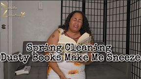 Spring Cleaning Dusty Books Make Me Sneeze While Pregnant