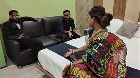 Indian Wife Shared With Husband Friend Having Sex While He Watches - Hindi Audio