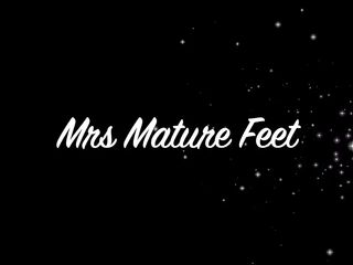 Mrs Aged Feet gives her lover a BJ