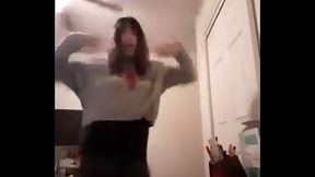 Japanese Chubby Girl Dancing