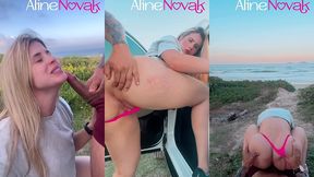 aventura de frente pro mar com a loira gostosa fodendo e engolindo tudo (video completo)