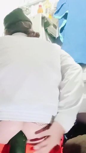 *** Opens His Sweet Ass on His Couch