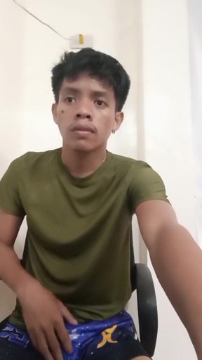 Pinoy Twink Gets Horny at Home