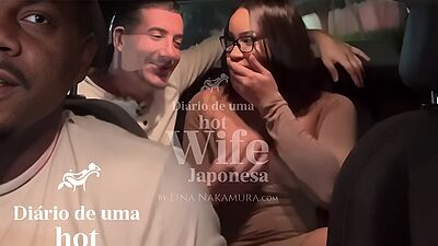 Hot Asian wife offered by cuckold husband as payment for Uber