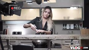 Busty Blonde Venera Maxima gets smashed hard after a photoshoot