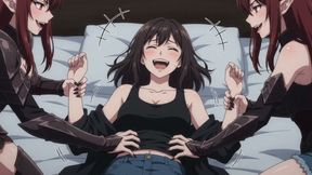 Succubus Is Tickling a Girl.