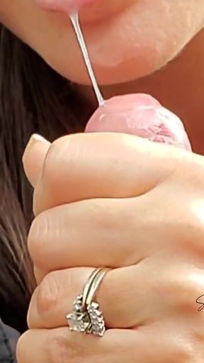Captivating moment from &quot;Cum Overload... squirting, pumping and dripping loads&quot;