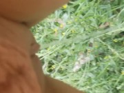 Farmer Daughter Takes Long Pee In Field