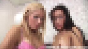 Hot Interracial Bisexual Threesome: Ebony Trans Babe Pounded Hard