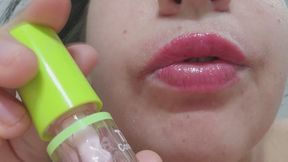 Red Lipstick & Gloss Seduction JOI – Shiny Lips, Kisses, Lip Fetish Fantasy