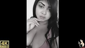 Latina socialite with huge booty in sexy lingerie