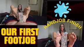 My First Footjob!!!!