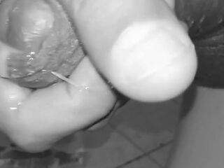 Biggest closeup ejaculation very lengthy leaking cockhead