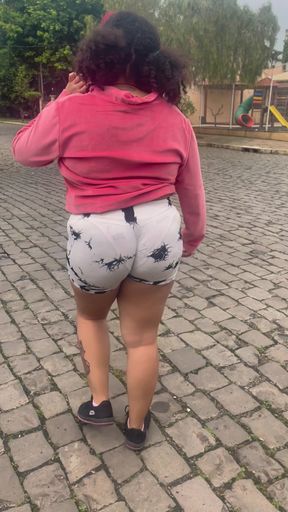 BBW Walking in While Gassy and Can't Stop Farting