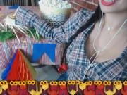 SFW ASMR 3DIO FESTA JUNINA SONS DE MASTIGAÇÃO ~ ASMR Português ~ Eating Sounds