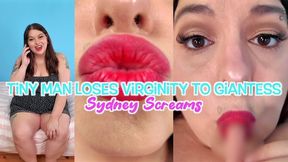 Tiny Man Loses Virginity to Giantess - Your Giant Best Friend Sydney Screams Helps You Finally Lose your Virginity After Giving You a Blowjob - Giantess Sex, POV Virtual Sex, Tiny Man POV - HD 1080 WMV
