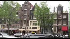 Charming gives hot blowjob and takes it up her wazoo