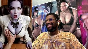 big breast secretary widowmaker gets anal fucked, ai generated