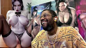 big breast secretary widowmaker gets anal fucked, ai generated