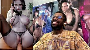 big breast secretary widowmaker gets anal fucked, ai generated