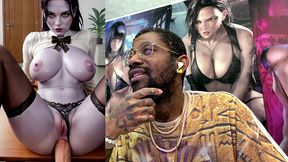 big breast secretary widowmaker gets anal fucked, ai generated