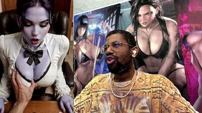 big breast secretary widowmaker gets anal fucked, ai generated