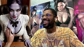 big breast secretary widowmaker gets anal fucked, ai generated