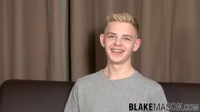 Alex Silvers In Twink Blond Interview And Masturbation Cumshot