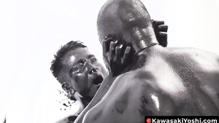 KawasakiYoshi.com - Asian Damian Dragon and Yoshi Kawasaki breed raw splattering oily black goo