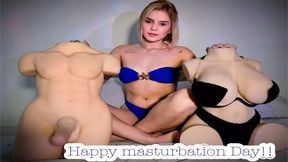 Daddy's Masturbation Day with Melanie Caceres